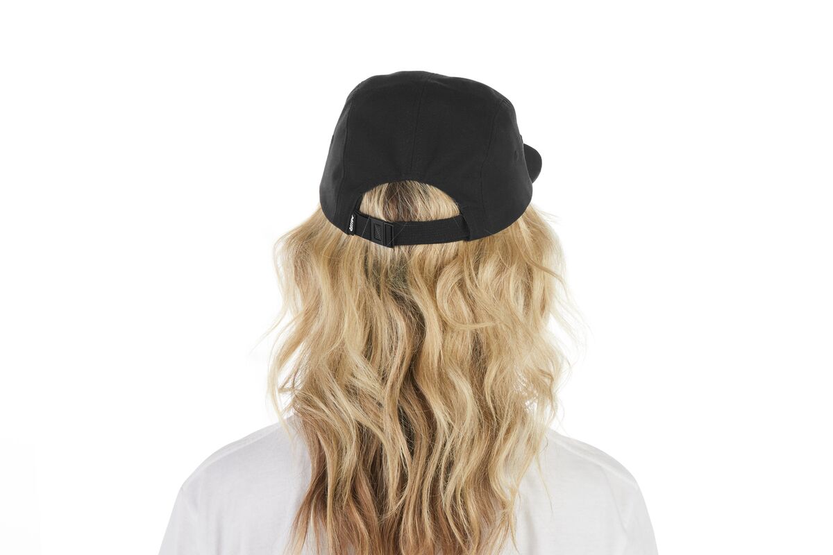recycled-poly-flat-brim-5-panel-hat-n9 WebPDP-HAT003002_Recycled_Poly_Flat_Brim_5Panel_Hat_Black_Studio_Harper_Studios_0723_Back__HAT003002OS.jpg