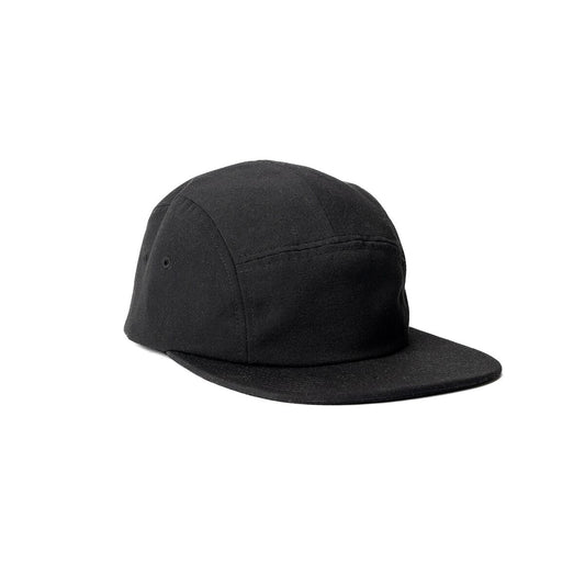 recycled-poly-flat-brim-5-panel-hat-n9 Web_PDP-FlatBrim5PanelHat_Studio_Front_Black.jpg